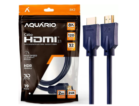 Cabo Hdmi X Hdmi 2,0 Metros 2.1 8K Ultrahd 8K2 Aquario - 1