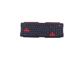 Teclado Gamer Usb Com Fio Action Vermelho/Preto Tc200 Oex - 1