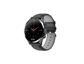 Relogio Smartwatch 1.3" Amoled Compat. Com IOS E Android Com Pulseira De Couro Preto Lvw-50 Level - 1