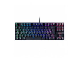 Teclado Usb Com Fio Gamer Mecanico Preto Led Rgb Pnohrdrgb Abnt2 Pcyes - 1