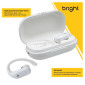 Fone De Ouvido Bluetooth 5.0 Spot Resistente A Agua Branco Fn571 Bright - 2