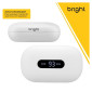 Fone De Ouvido Bluetooth 5.0 Spot Resistente A Agua Branco Fn571 Bright - 4