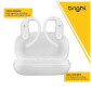 Fone De Ouvido Bluetooth 5.0 Spot Resistente A Agua Branco Fn571 Bright - 5