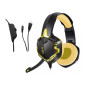 Headset Gamer Ouro Biauricular Usb Com Microfone Ghp012 Bright - 3